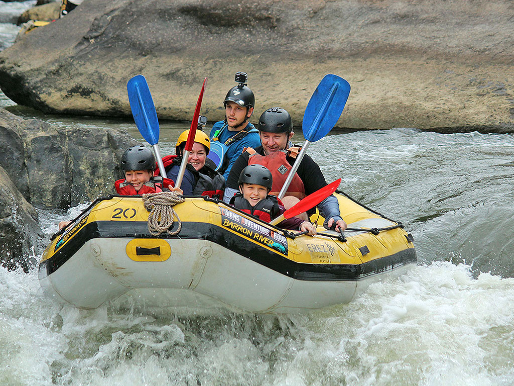 Barron River Rafting - Paddles Up