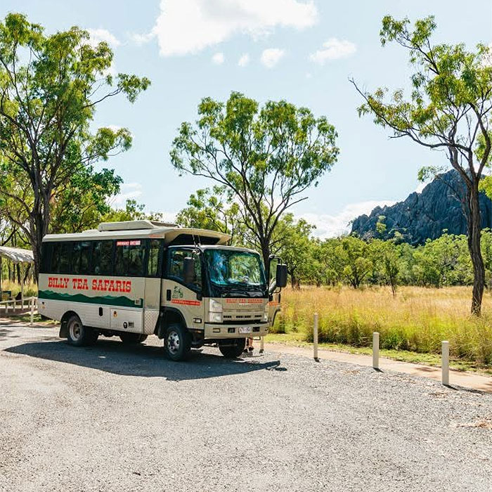 billy tea safaris bus at chillagoe