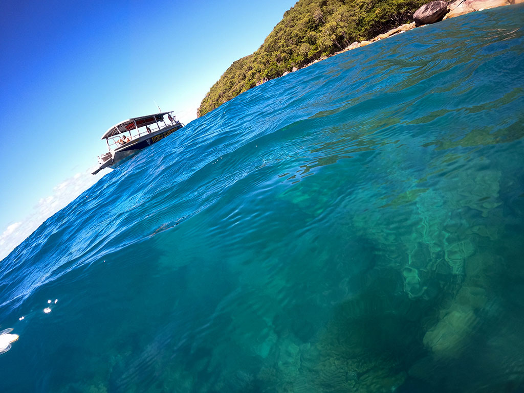 Fitzroy Island Snorkeling - Glass Bottom Boat