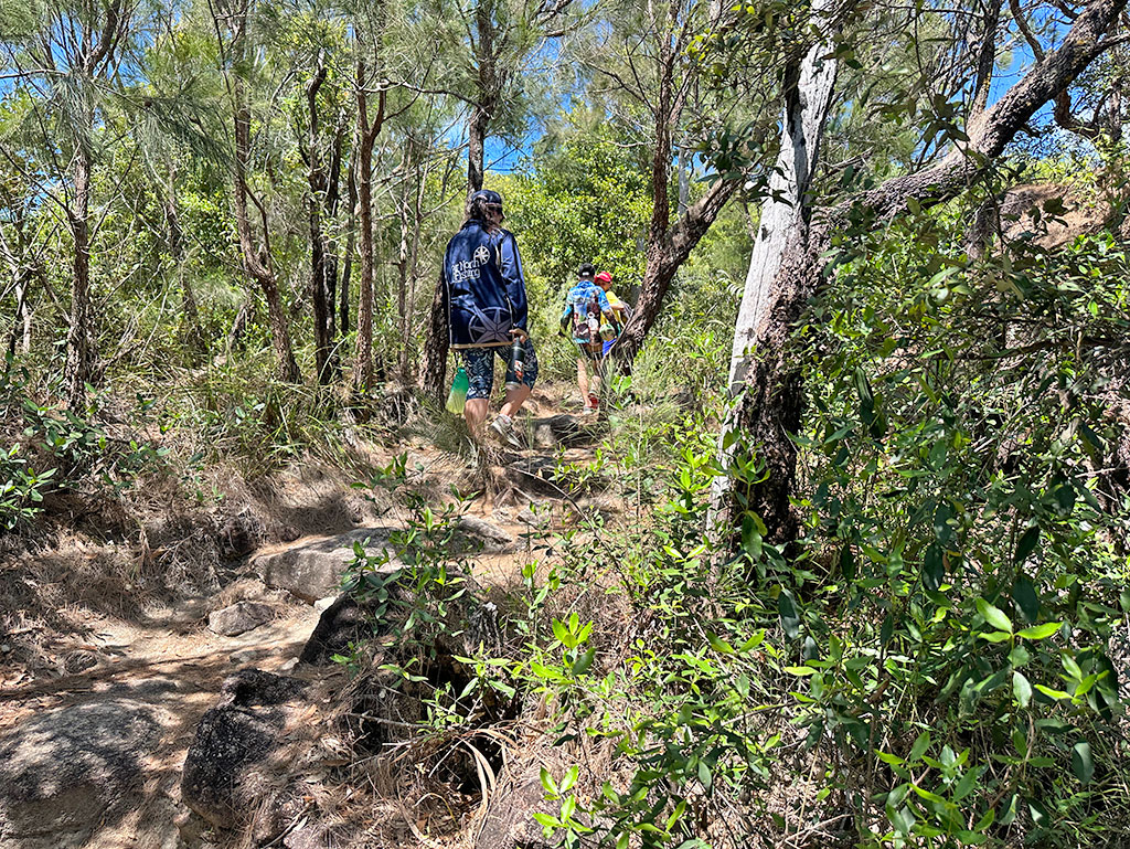 Fitzroy Island Walk - Steps to Summit