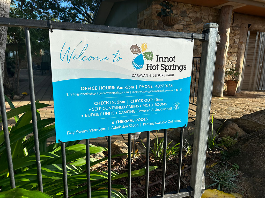 Innot Hot Springs - Pool Gate