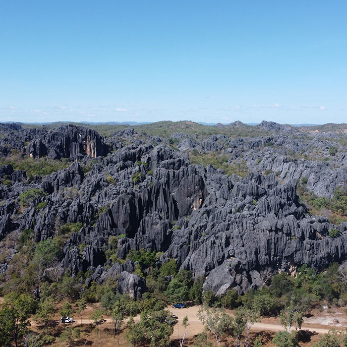 limestone karsts at chillagoe