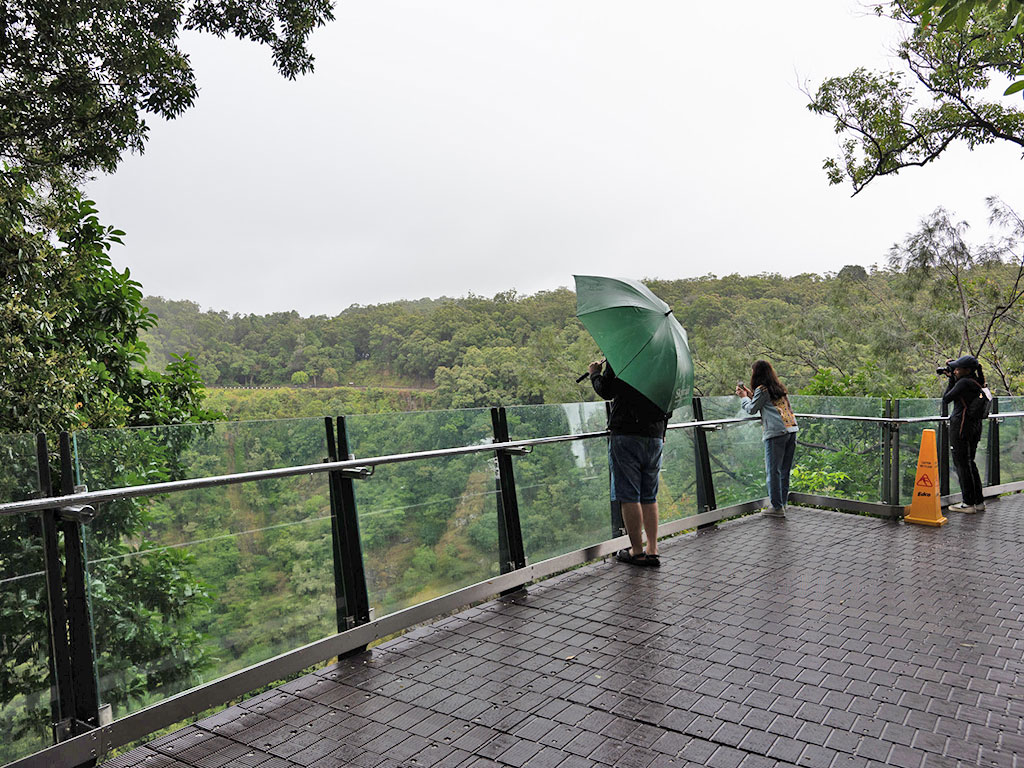 Looking at Barron Gorge from Skyrail