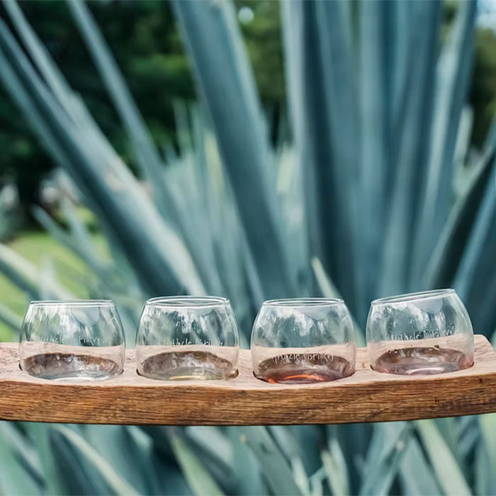 Mount Uncle Distillery tasting paddle