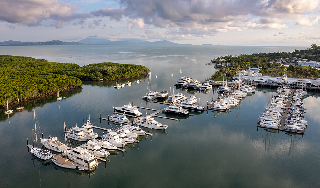 Port Douglas Marina Drone