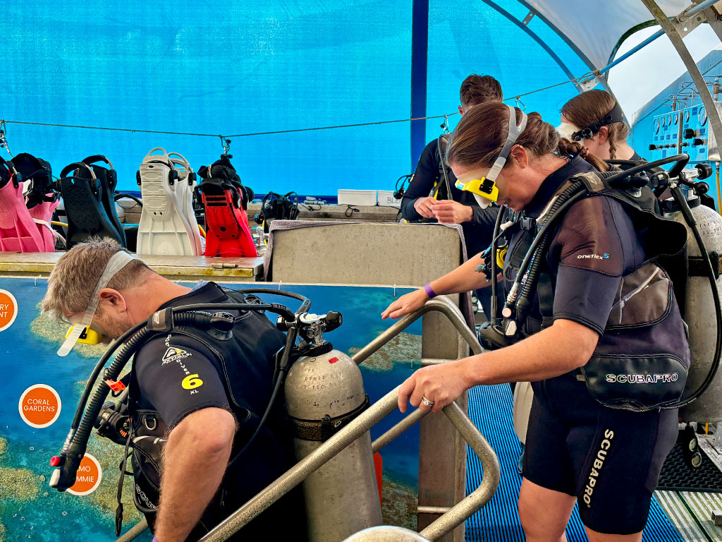 Sunlover Introductory Diving - Water Entry