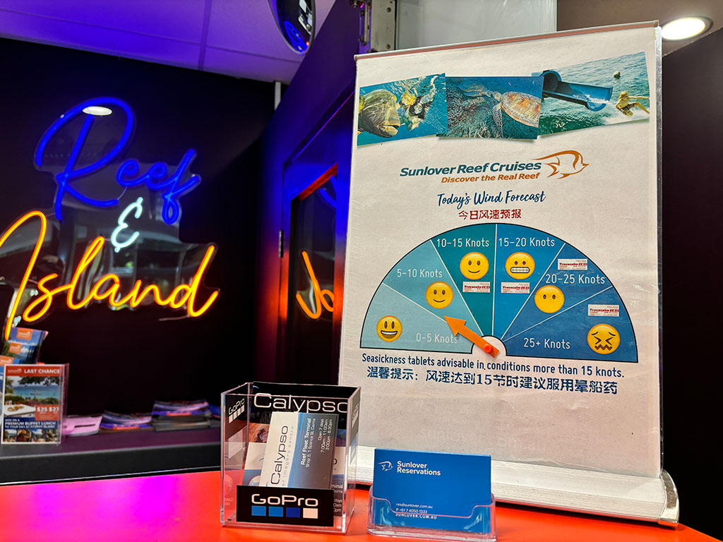 Sunlover  Reef & Fitzroy - Check-in