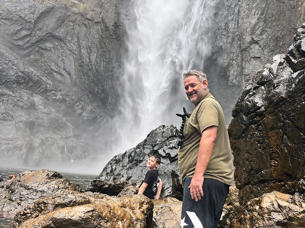 Wallaman Falls - Fat Guy Can Make It